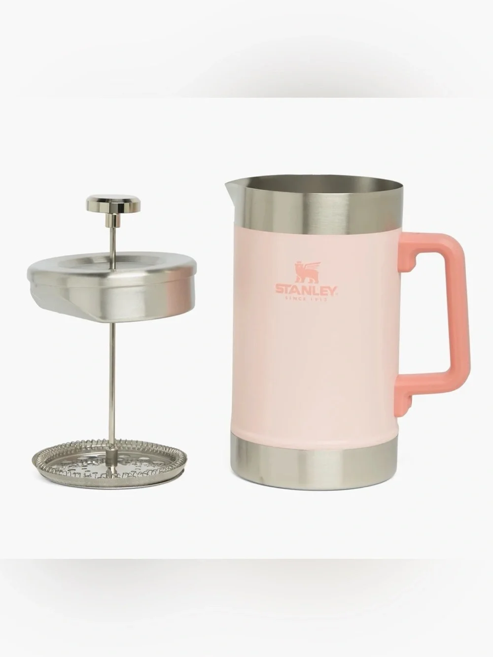 New Stanley The Stay Hot Classic Vacuum-Insulated French Press - 48 oz.